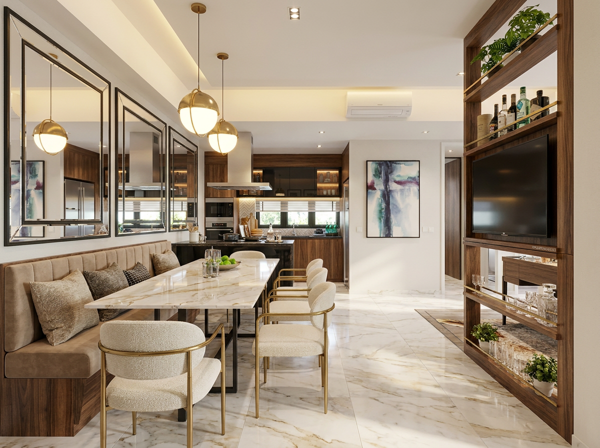 Contemporary Lux Hotel interior design — example 3 by Mr Cow Studio Singapore