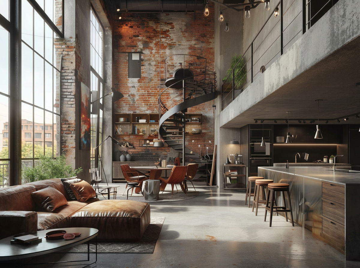 Industrial interior design — example 6 by Mr Cow Studio Singapore