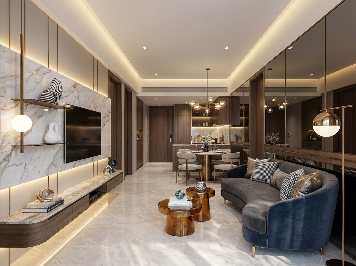 Contemporary Lux Hotel interior design — example 12 by Mr Cow Studio Singapore