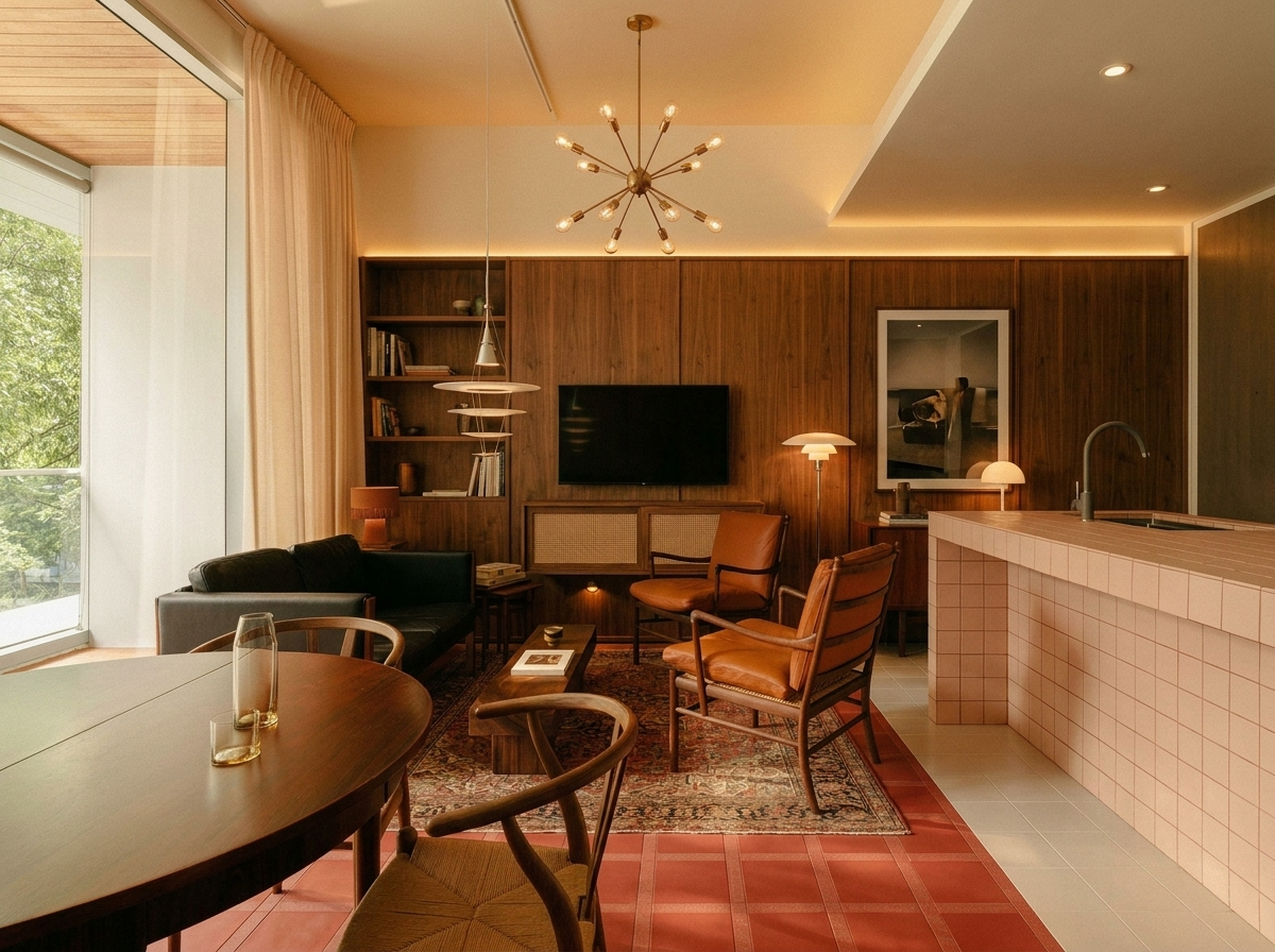 Mid Century Modern interior design — example 5 by Mr Cow Studio Singapore