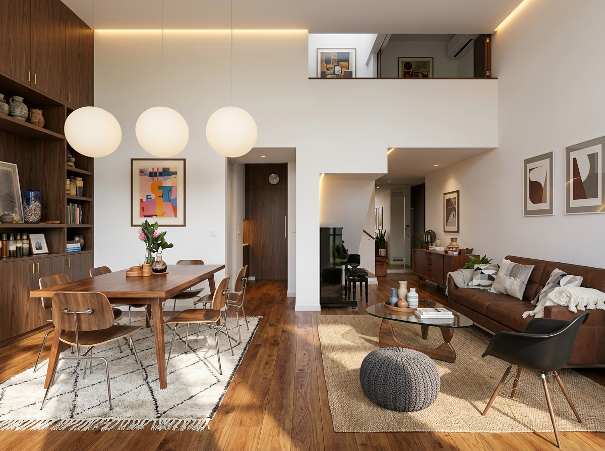 Mid Century Modern interior design — example 7 by Mr Cow Studio Singapore