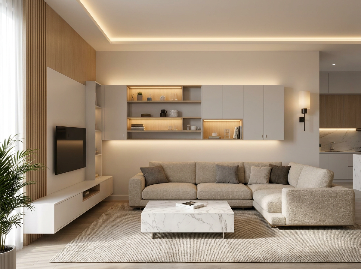 Modern Minimalist interior design — example 2 by Mr Cow Studio Singapore