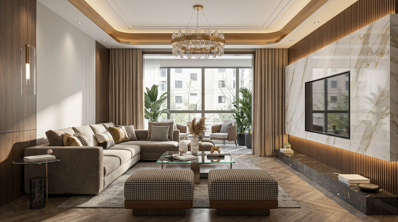Modern Lux interior design — example 6 by Mr Cow Studio Singapore