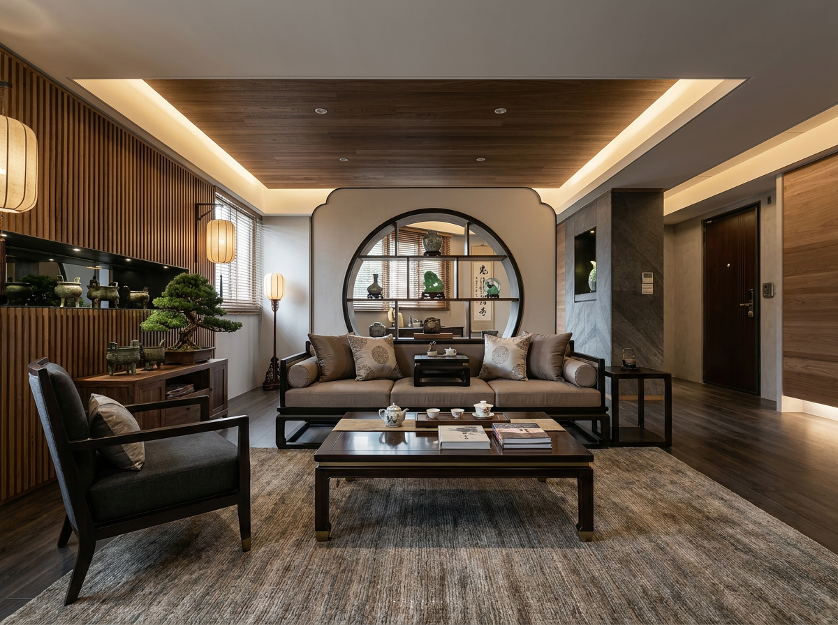 Modern Oriental interior design — example 4 by Mr Cow Studio Singapore