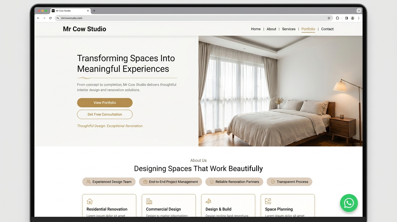 Modern Lux interior design — example 9 by Mr Cow Studio Singapore